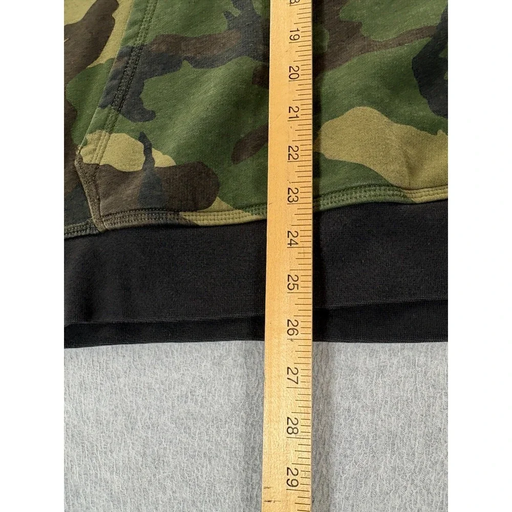 Nike Camouflage Midweight Hoodie Sweatshirt (Men's Medium) Green